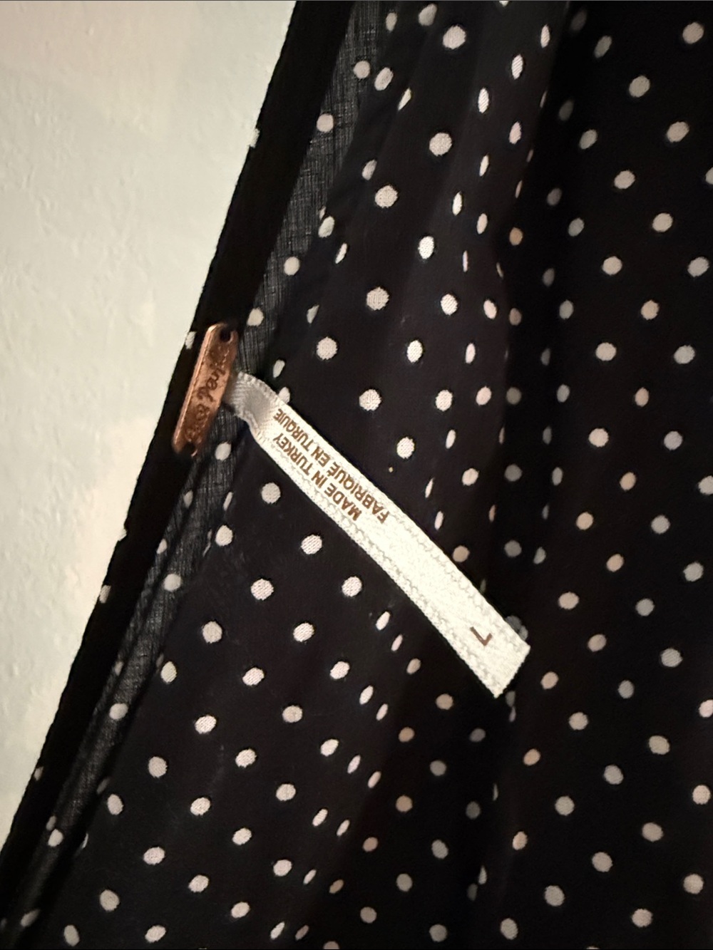 Free People Black White Polka Dot Asymmetrical Skirt Set 🖤🤍 - Picture 2 of 10